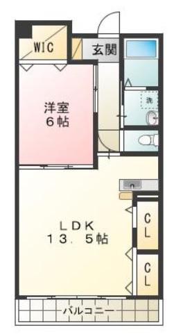 MS ARTI(1LDK/2階)の間取り写真