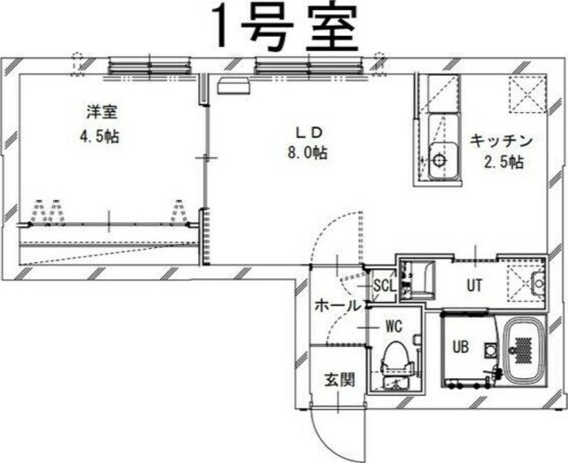 PARTIRE 裏参道(1LDK/3階)の間取り写真