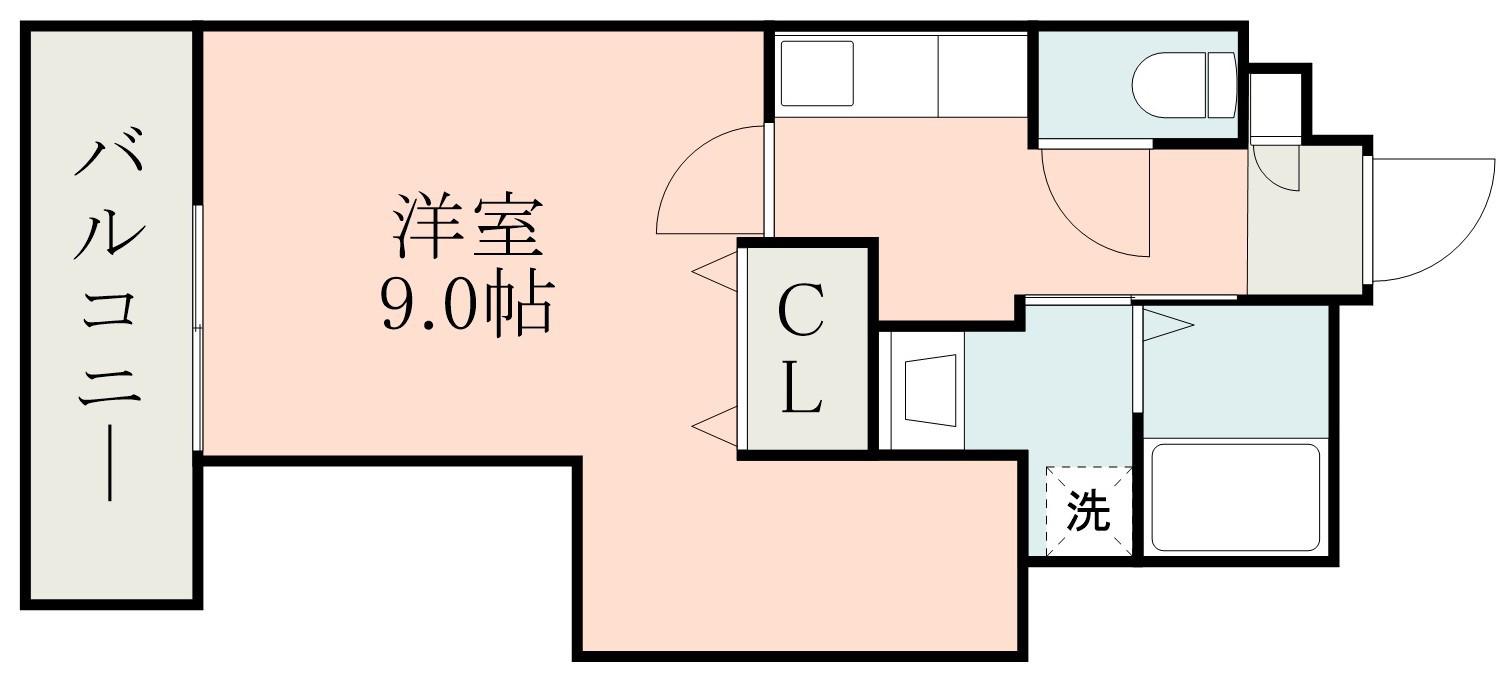 YSBLD.22(1K/4階)の間取り写真