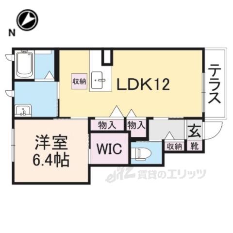 メゾン ド セゾン(1LDK/1階)の間取り写真