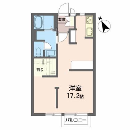 メゾンMAMI(ワンルーム/1階)の間取り写真