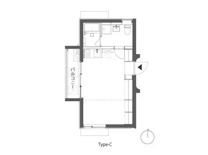 中野テラス(ワンルーム/4階)の間取り写真