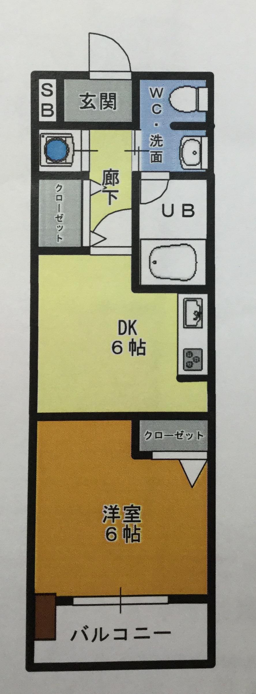グランドパレスNS-10(1DK/9階)の間取り写真