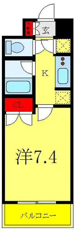 グラントゥルース板橋本町 4階階 間取り