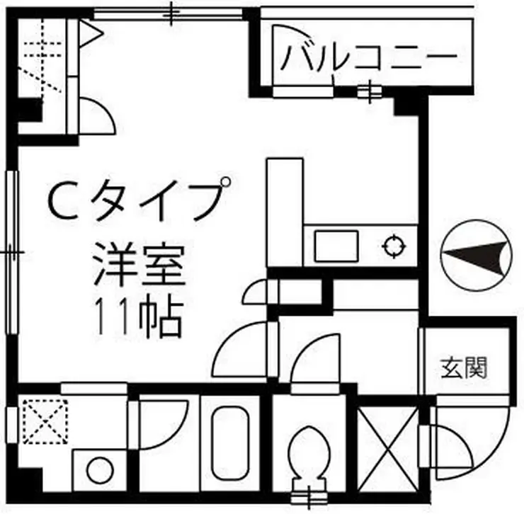 ジュネス亀戸 2階階 間取り