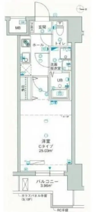 グランリーヴェル川崎ウエスト 5階階 間取り