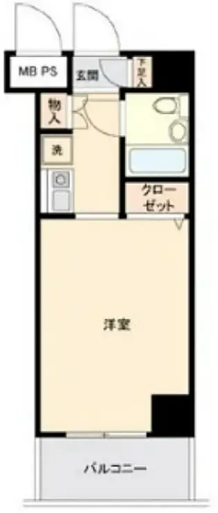 ライオンズマンション八王子北野 5階階 間取り