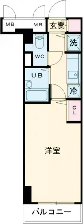トーシンフェニックス五反田 5階階 間取り