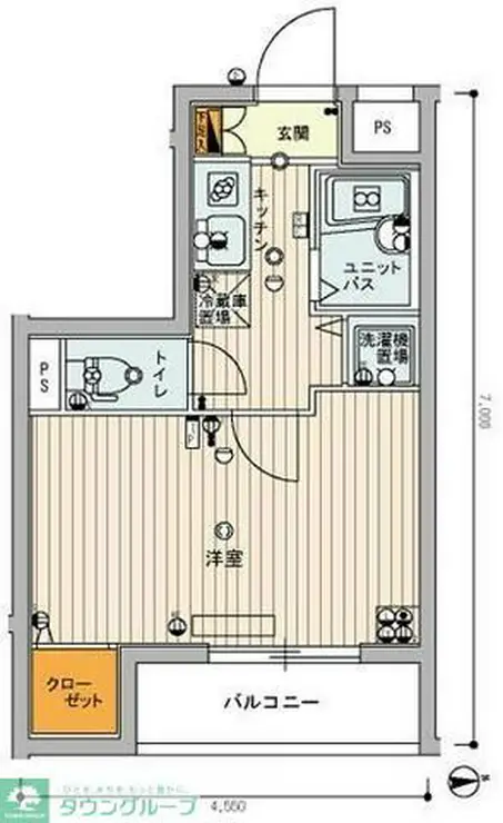 スカイコート池袋西弐番館 4階階 間取り