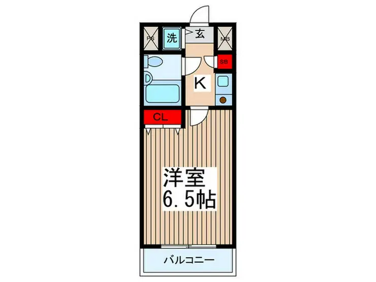 ライオンズマンション西川口第11 6階階 間取り