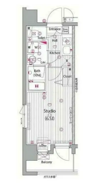 ガーラ・ヴィスタ田園調布 6階階 間取り