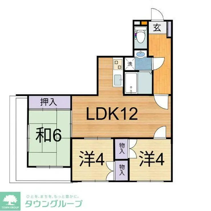 セザール清瀬 3階階 間取り