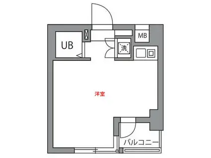 ワールドレジデンス大森(ワンルーム/7階)の間取り写真