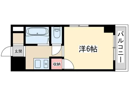 クレイン新大阪(1K/3階)の間取り写真