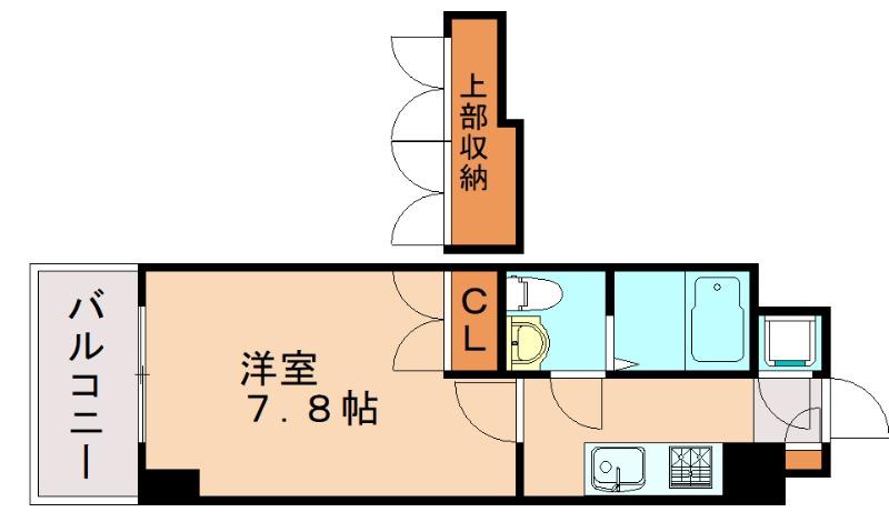 NO67 BENEFIT21 HAKATA(1K/11階)の間取り写真