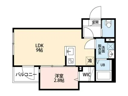 KLEIS清瀬II(1LDK/3階)の間取り写真