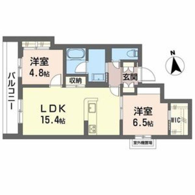 シャーメゾン東雲(2LDK/3階)の間取り写真