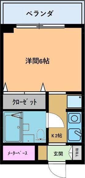 レスパス千種(ワンルーム/9階)の間取り写真