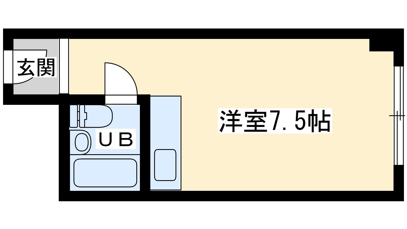 新大阪コーポビアネーズ(ワンルーム/5階)の間取り写真
