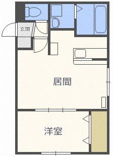 アイメゾン弐番館(1LDK/3階)の間取り写真