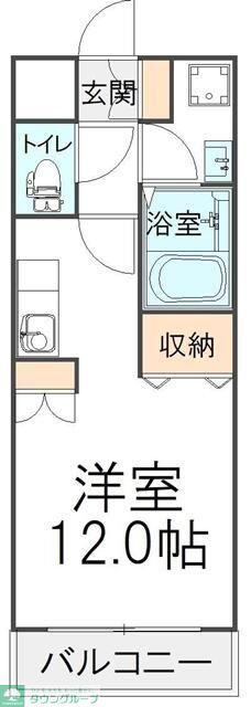 モアル ヤタ藤(ワンルーム/1階)の間取り写真