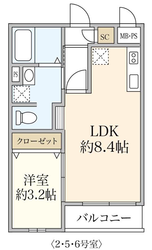 T&T MORINO(1LDK/3階)の間取り写真