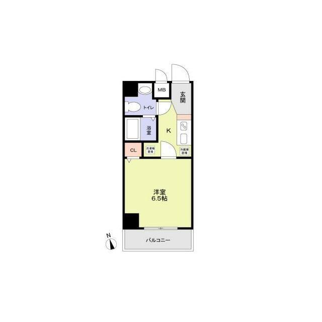 RISING PLACE大森二番館(1K/3階)の間取り写真