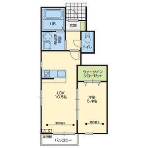 MAISON DE AVANCEE(1LDK/1階)の間取り写真