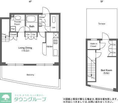 ストーリア神宮前(1LDK/4階)の間取り写真