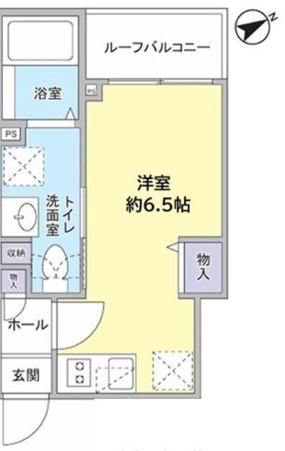 BLGGII(ワンルーム/3階)の間取り写真