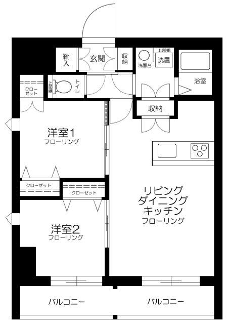 ROXIS日暮里 ROXIS日暮里(2LDK/9階)の間取り写真