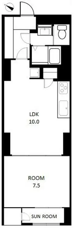 常盤松葵マンション 2階階 間取り