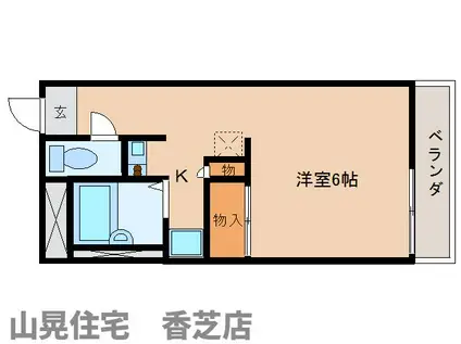 レオパレス21 ハートピア15(1K/3階)の間取り写真