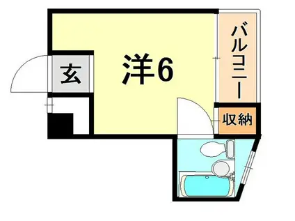 RIORA神戸(ワンルーム/7階)の間取り写真