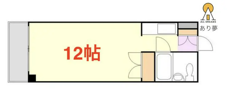 スクエア長者町 10階階 間取り