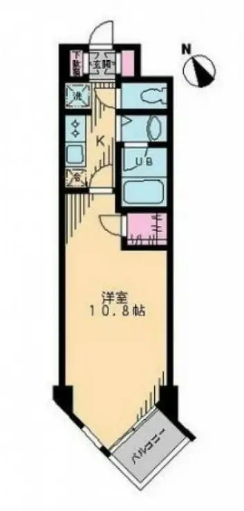 ビイルーム自由が丘 1階階 間取り