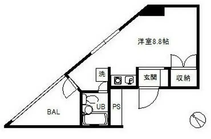 アネクスドルム 3階階 間取り