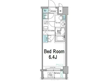 アクサス巣鴨STA(1K/8階)の間取り写真