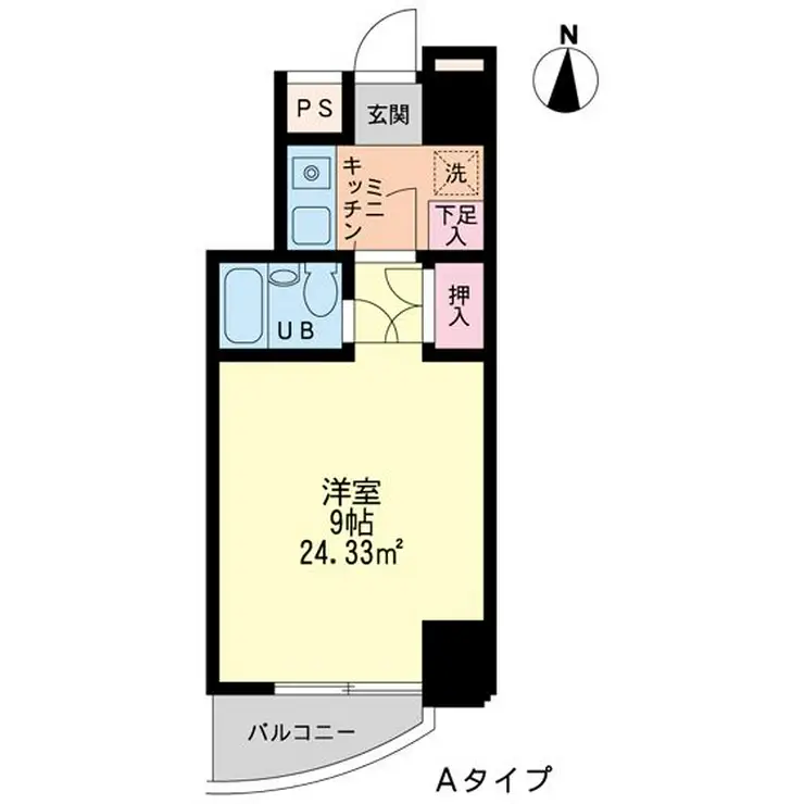 シャロン神谷陸橋 8階階 間取り