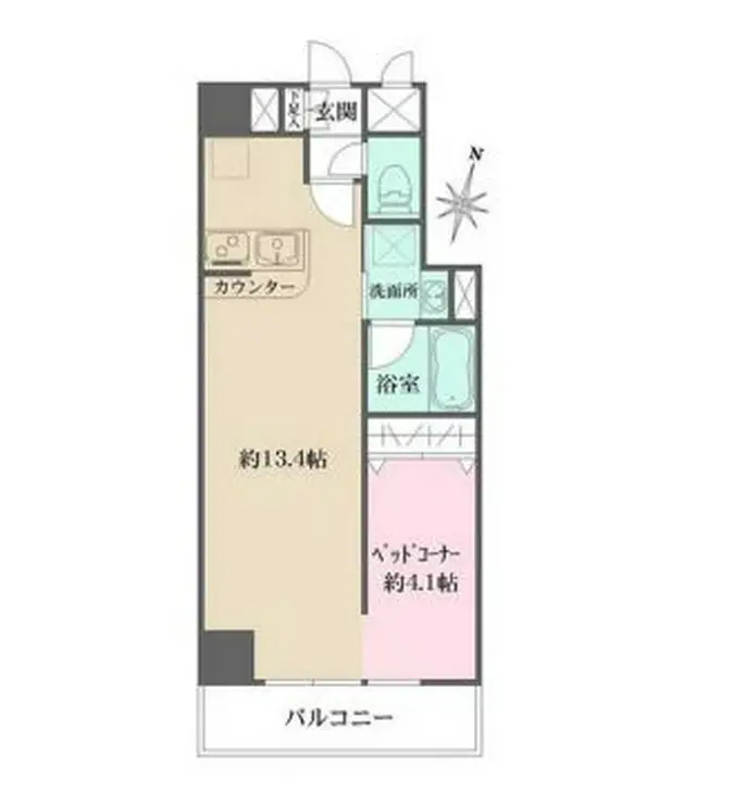 フレア・F 3階階 間取り