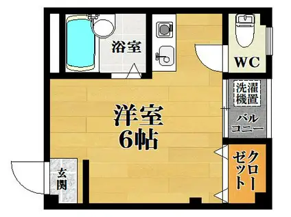 ビルシャナ上田(ワンルーム/2階)の間取り写真