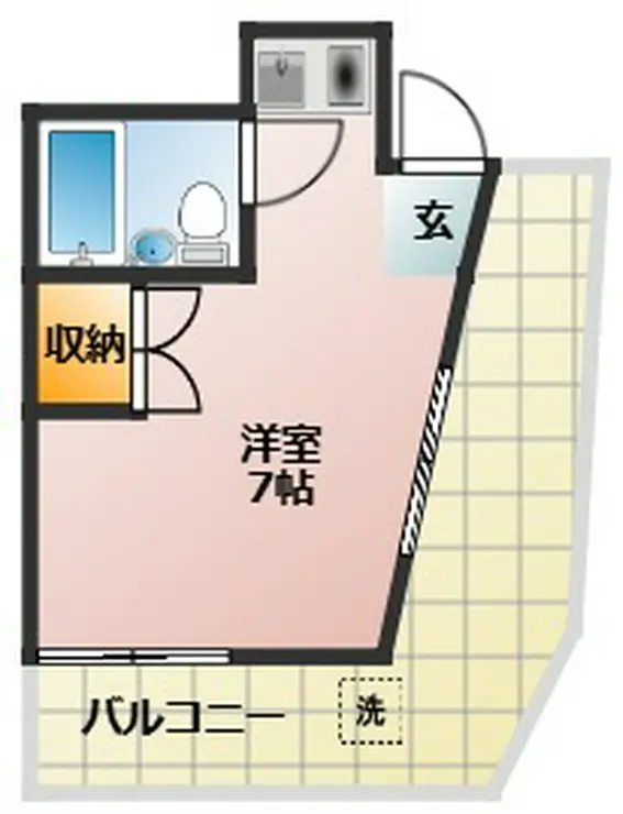 ボゥ・ソレイユ 3階階 間取り