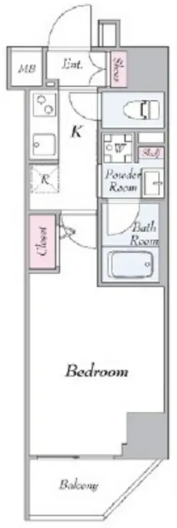 スカイコートパレス両国 10階階 間取り