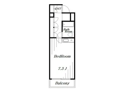 NOBLE花見川(ワンルーム/3階)の間取り写真