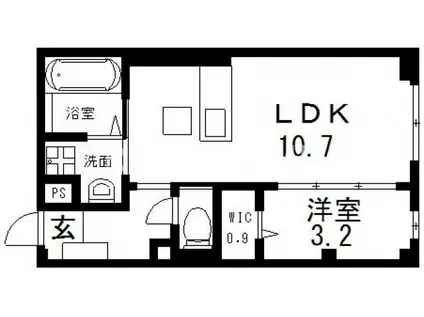 MA.MAISON(1LDK/1階)の間取り写真