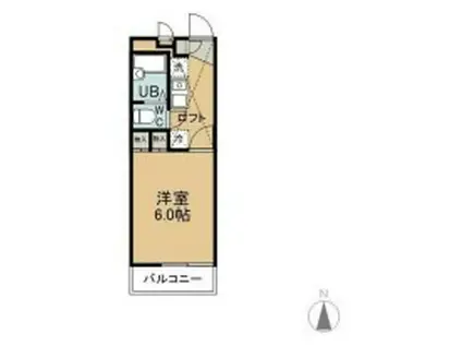 レーベンハイム中庄(1K/3階)の間取り写真