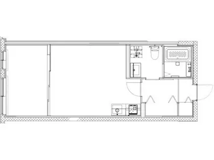 GENOVIA大山(1DK/5階)の間取り写真