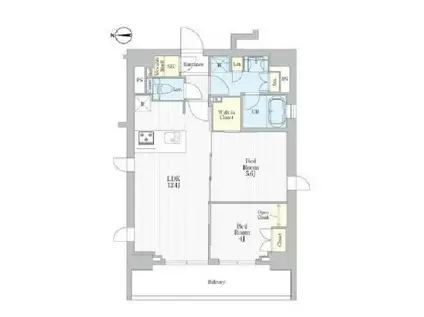 REFRAME5IRIYA旧ライオンズフォーシア入谷イースト(2LDK/11階)の間取り写真