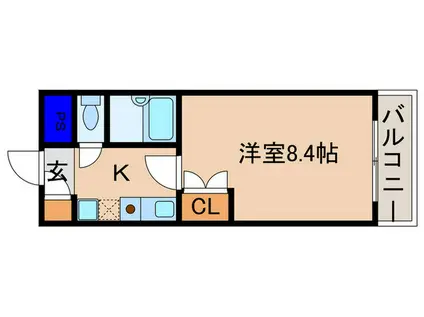 ステラ21(1K/3階)の間取り写真