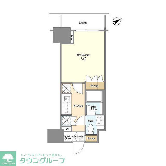 ラティエラ板橋(1K/5階)の間取り写真